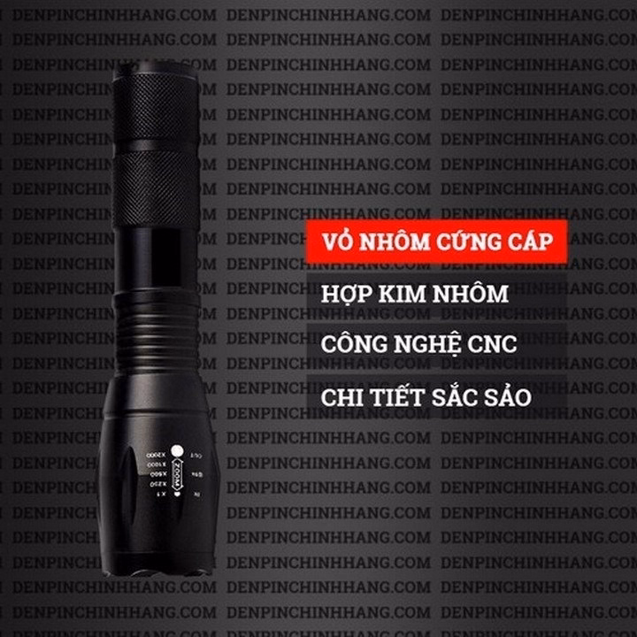 Đèn Pin Siêu Sáng Led Xml-T6 - Ảnh 5