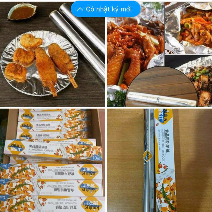Cuộn Giấy Bạc Nướng Thịt 10M - Ảnh 5