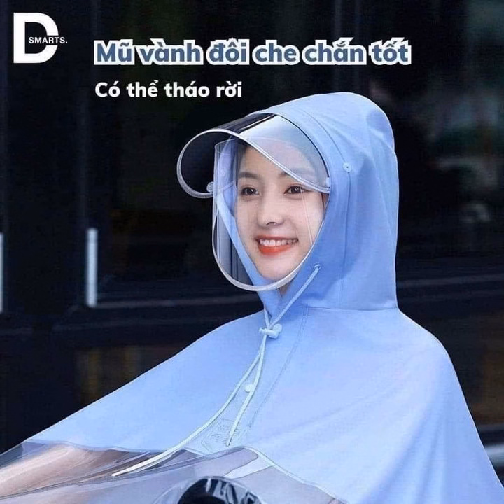 Áo Mưa Cánh Dơi Cha Con Hàng Việt Nam Trước Trong Suốt - Gdn - Ảnh 8