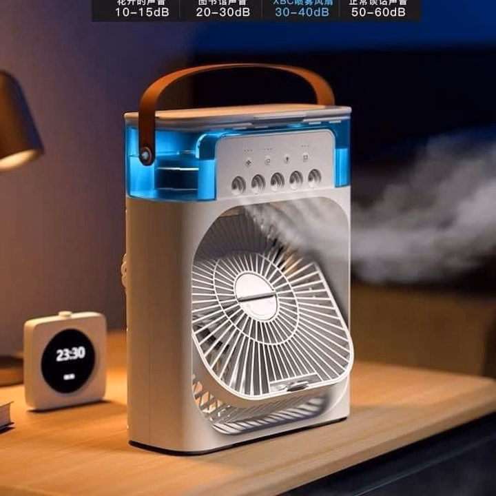 Quạt Hơi Nước Để Bàn Phun Sương 5 Vòi Phun Mini - Gdn - Ảnh 3