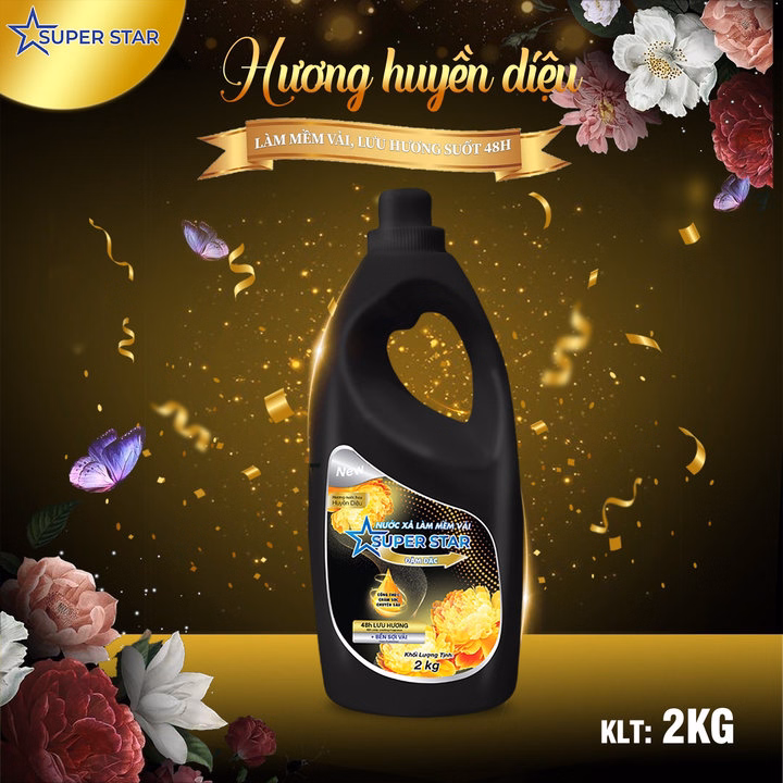 Nước Xả Làm Mềm Vải Đậm Đặc - Super Star - Ảnh 2