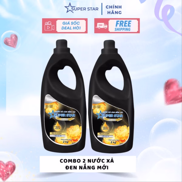 [Combo 2 Nước Xả] Nước Xả Làm Mềm Vải - Super Star - Ảnh 7