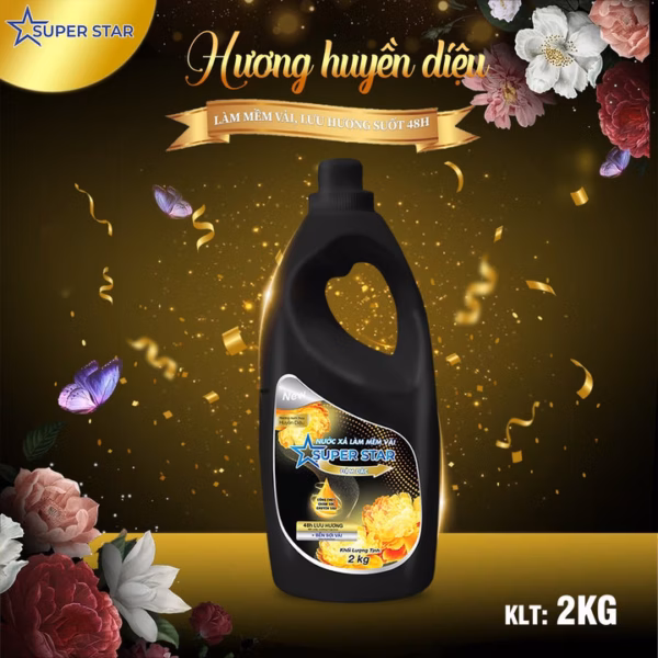 [Combo 2 Nước Xả] Nước Xả Làm Mềm Vải - Super Star - Ảnh 4