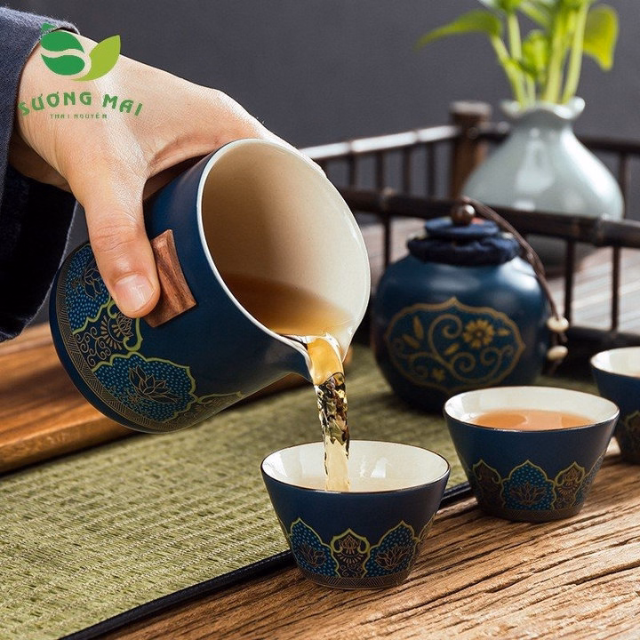 Bộ Ấm Chén Du Lịch - Sương Mai - Ảnh 3