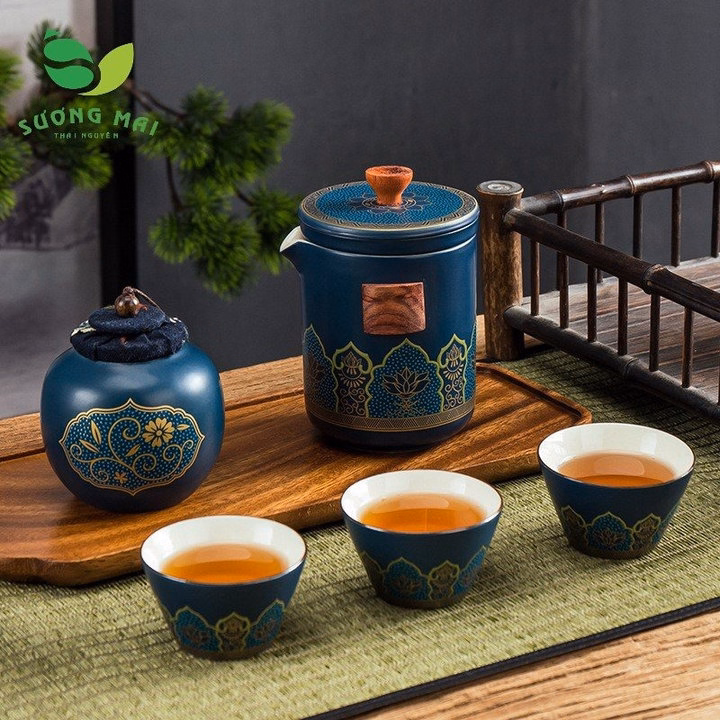 Bộ Ấm Chén Du Lịch - Sương Mai - Ảnh 8