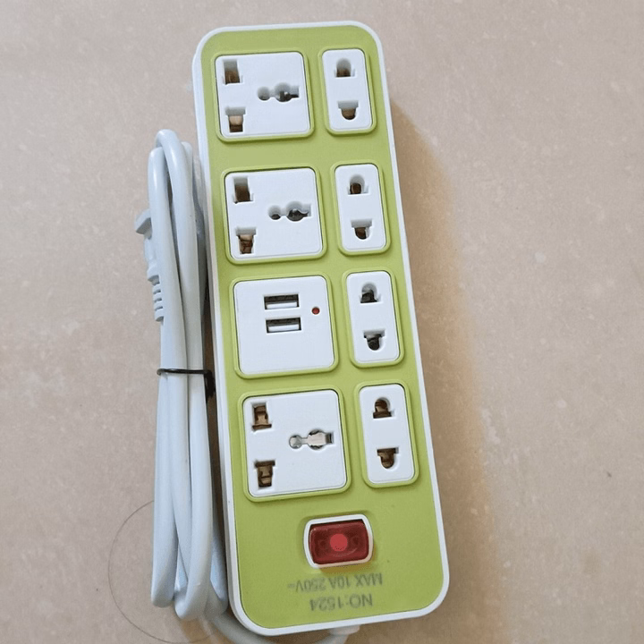 Ổ Cắm Điện Đa Năng Thông Minh Chống Giật, Ổ Cắm Điện Xanh Ctb336 - Bechip - Ảnh 10