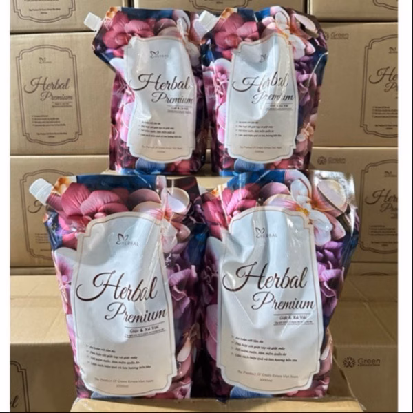 Nước Giặt Xả Herbal Pramium Hương Nước Hoa Pháp Siêu Sạch, Siêu Thơm An Toàn Với Trẻ Sơ Sinh 3 Lít- Ctb744 - Ảnh 10