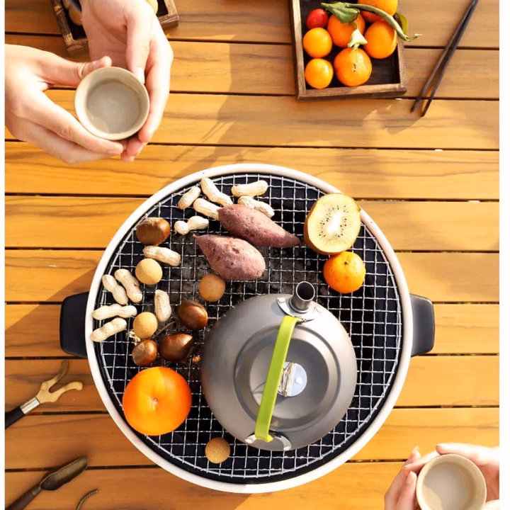 Bếp Nướng Than Hoa Không Khói Hình Tròn Có Quai - Gdn - Ảnh 5