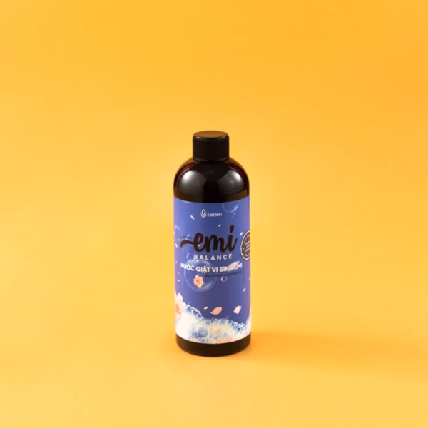 Nước Giặt Vi Sinh Emibalance 500Ml Làm Mềm Sợi Vải, Lồng Giặt Sạch Bong Sáng Bóng - Ảnh 2