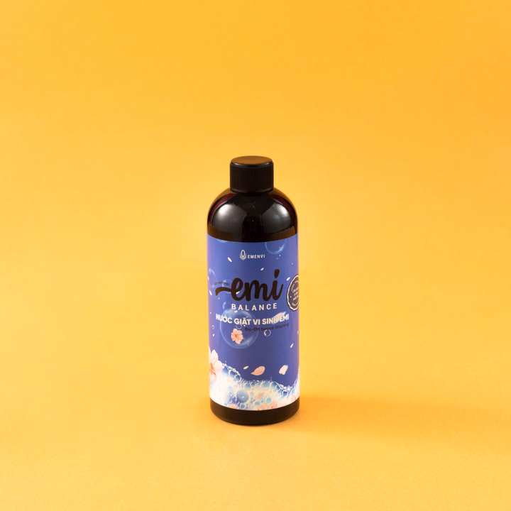 Nước Giặt Vi Sinh Emibalance 500Ml Làm Mềm Sợi Vải, Lồng Giặt Sạch Bong Sáng Bóng - Ảnh 2