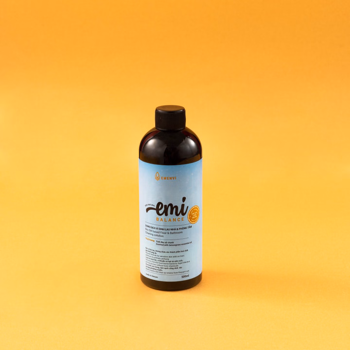 Dung Dịch Vi Sinh Emibalance Lau Nhà & Phòng Tắm Sả Chanh 500Ml - Ảnh 2