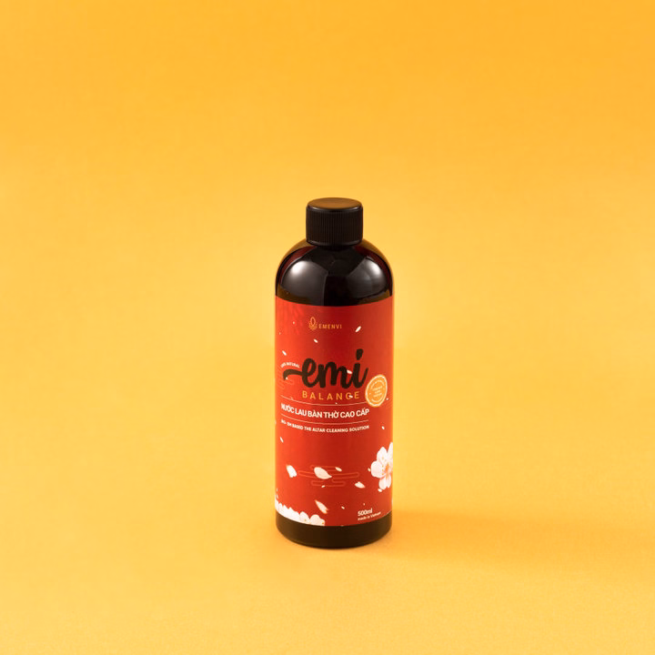 Nước Lau Bàn Thờ Cao Cấp Emibalancetinh Dầu Ngọc Am Làm Sạch Nấm Mốc, Khử Mùi 500Ml - Ảnh 2