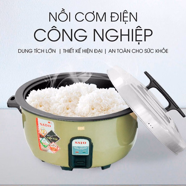 Nồi Cơm Điện Công Nghiệp Sato 160C011/Q16 16 Lít - Ảnh 5