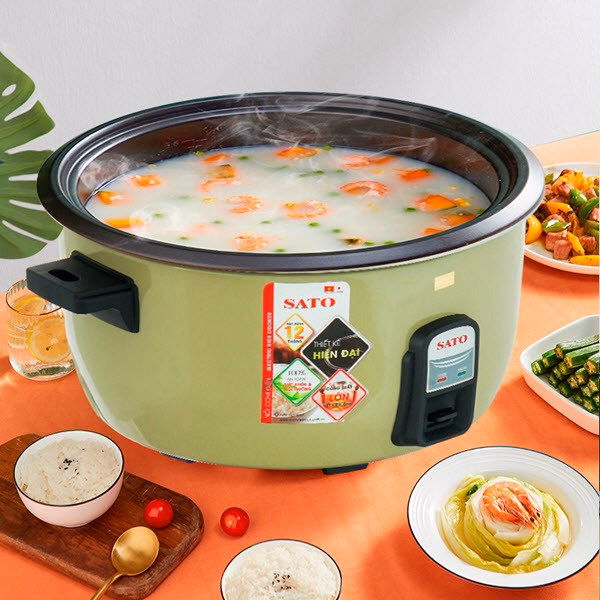 Nồi Cơm Điện Công Nghiệp Sato 120C011/Q12 12 Lít - Ảnh 7