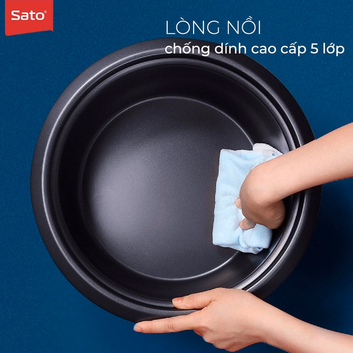 Nồi Cơm Điện Công Nghiệp Sato Q7 (V) 7.2 Lít - Ảnh 7