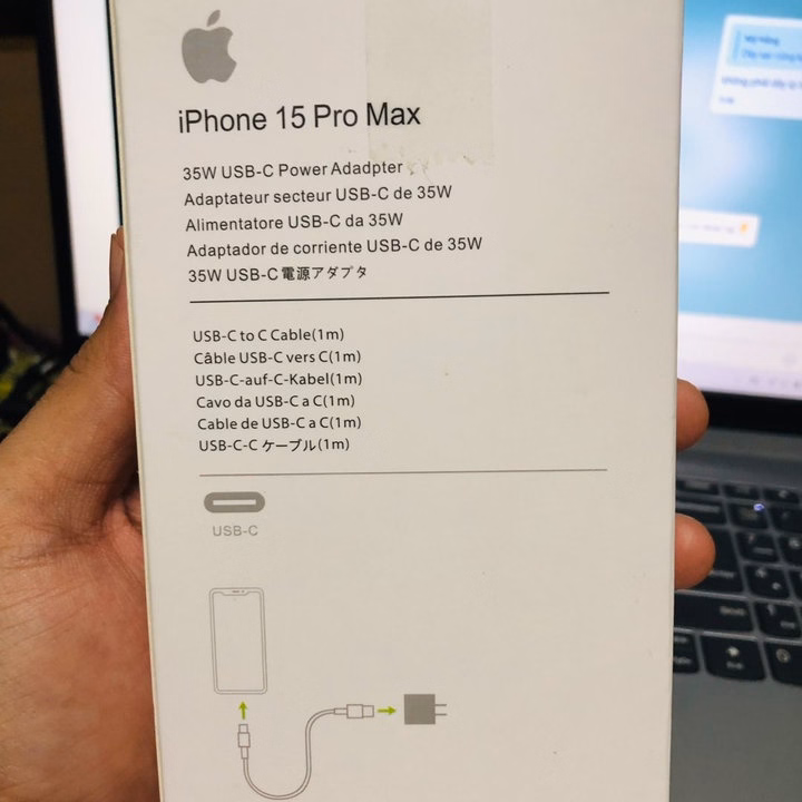 Bộ Sạc Nhanh Iphone 35W Cổng Type C - Silver - Ảnh 3