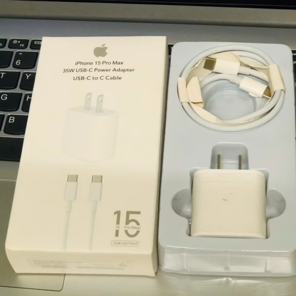 Bộ Sạc Nhanh Iphone 35W Cổng Type C - Silver - Ảnh 2