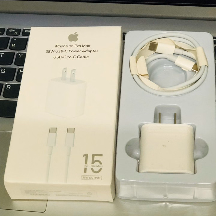 Bộ Sạc Nhanh Iphone 35W Cổng Type C - Silver - Ảnh 2