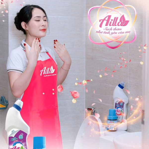 Combo Tẩy Bồn Cầu & Cốc Thả Bồn Cầu Ailla