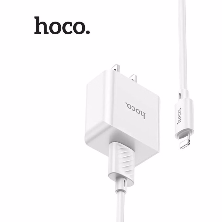 Bộ Sạc Nhanh 10.5W Hoco 106C Lingtning - Silver - Ảnh 3
