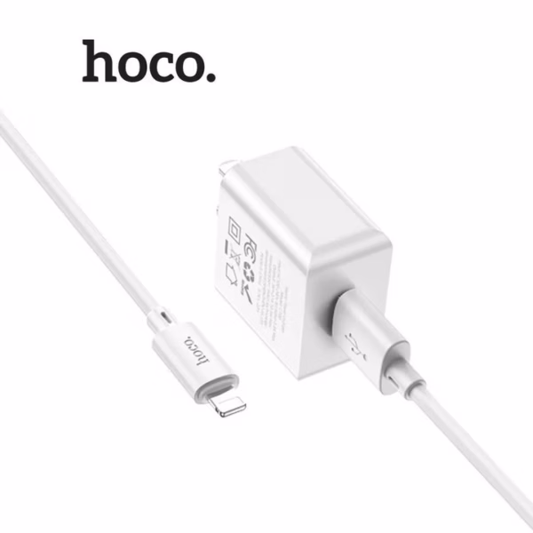 Bộ Sạc Nhanh 10.5W Hoco 106C Lingtning - Silver - Ảnh 2