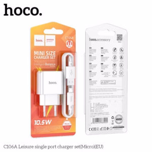 Bộ Sạc Nhanh 10.5W Hoco 106M Micro - Silver