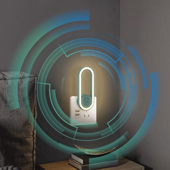 Đèn Đuổi Muỗi Tích Hợp Đèn Ngủ Bằng Sóng Siêu Âm An Toàn - Shop Mẹ Bống - Ảnh 5