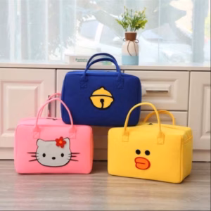 Túi Đựng Mỹ Phẩm Du Lịch Cỡ Lớn Bằng Vải Nĩ Họa Tiết 40X20X30Cm - Su Clothing