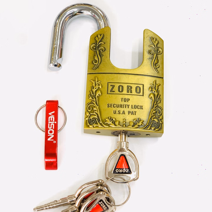 Ổ Khóa Zoro 6 Phân Bông Lúa Chống Cắt Chính Hãng - Gdn - Ảnh 4