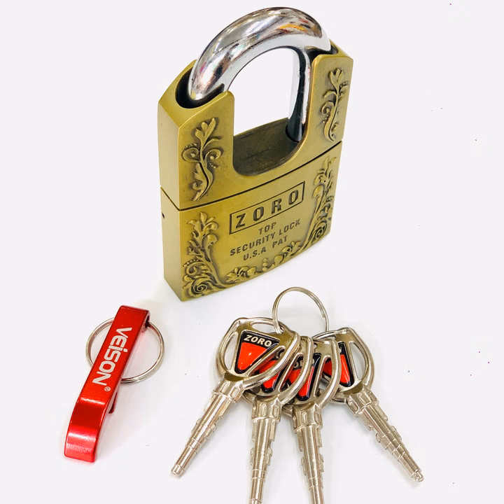 Ổ Khóa Zoro 6 Phân Bông Lúa Chống Cắt Chính Hãng - Gdn - Ảnh 6