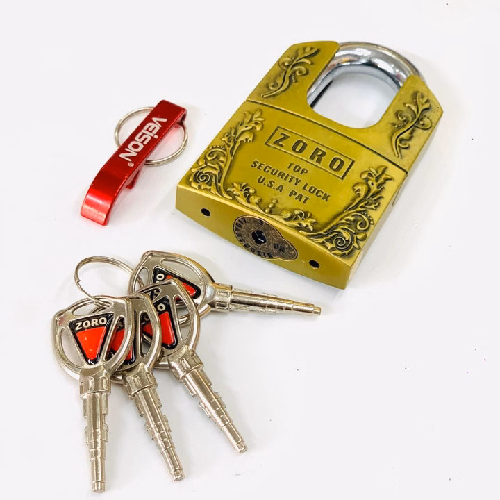 Ổ Khóa Zoro 6 Phân Bông Lúa Chống Cắt Chính Hãng - Gdn - Ảnh 2