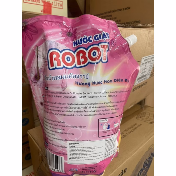 Nước Giặt Robot Hương Nước Hoa Hàng Thái Lan Túi 3Kg - Gdn - Ảnh 2