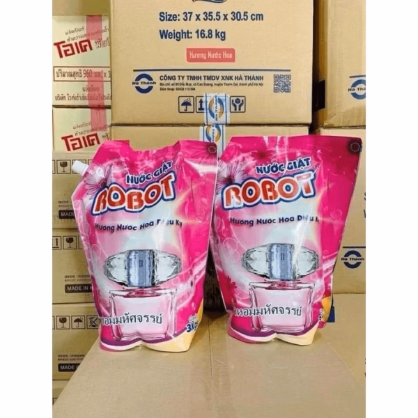 Nước Giặt Robot Hương Nước Hoa Hàng Thái Lan Túi 3Kg - Gdn - Ảnh 7