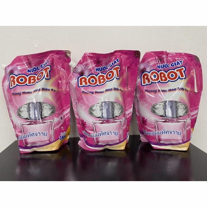 Nước Giặt Robot Hương Nước Hoa Hàng Thái Lan Túi 3Kg - Gdn - Ảnh 6
