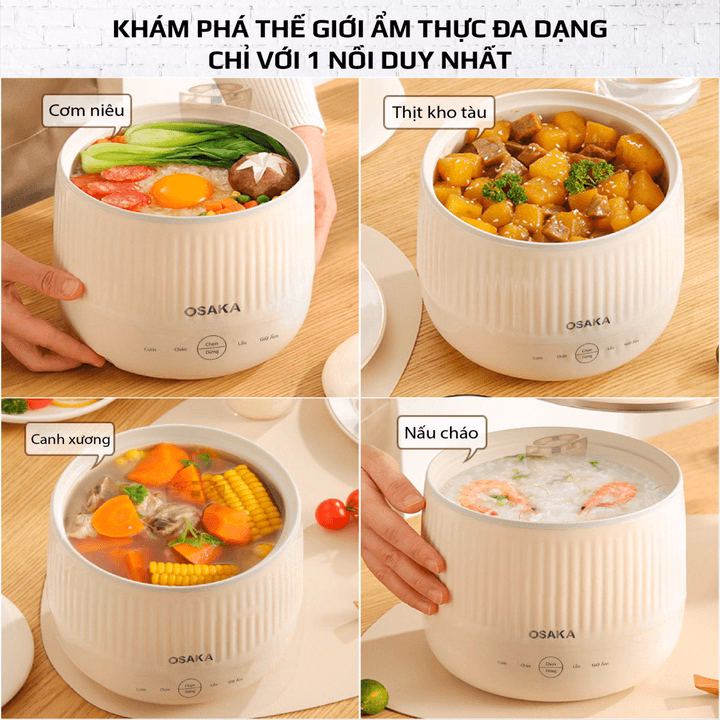 Nồi Lẩu Điện "Magic Pot" 12 Trong 1 Osaka Mcp-180 Đa Năng - Ảnh 5