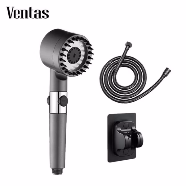 Vòi Hoa Sen, Vòi Nhà Tắm Turbo Tăng Áp Lực Nước 3 In1 Có 3 Chế Độ Hỗ Trợ Tăng Lực Nước Phun Sương Ctb786 - Bechip - Ảnh 10