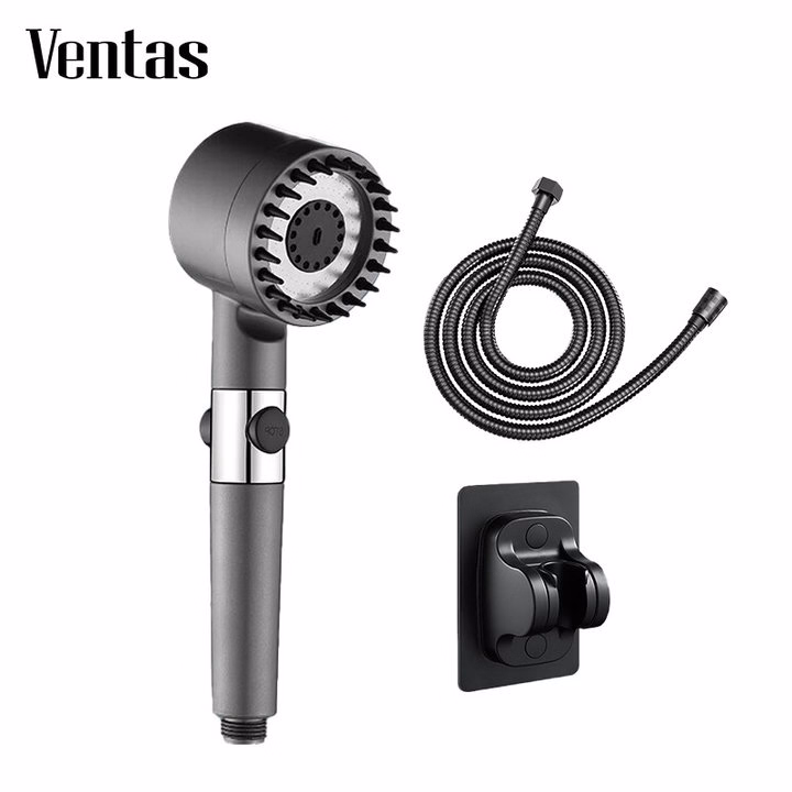 Vòi Hoa Sen, Vòi Nhà Tắm Turbo Tăng Áp Lực Nước 3 In1 Có 3 Chế Độ Hỗ Trợ Tăng Lực Nước Phun Sương Ctb786 - Bechip - Ảnh 10