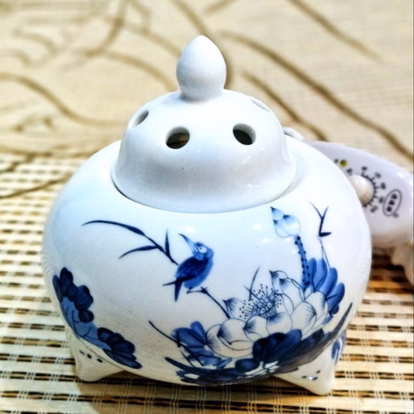 [Cái] Máy Xông Trầm Điện Bằng Gốm Sứ Tường Thuận - Mxtdtt - Ảnh 5