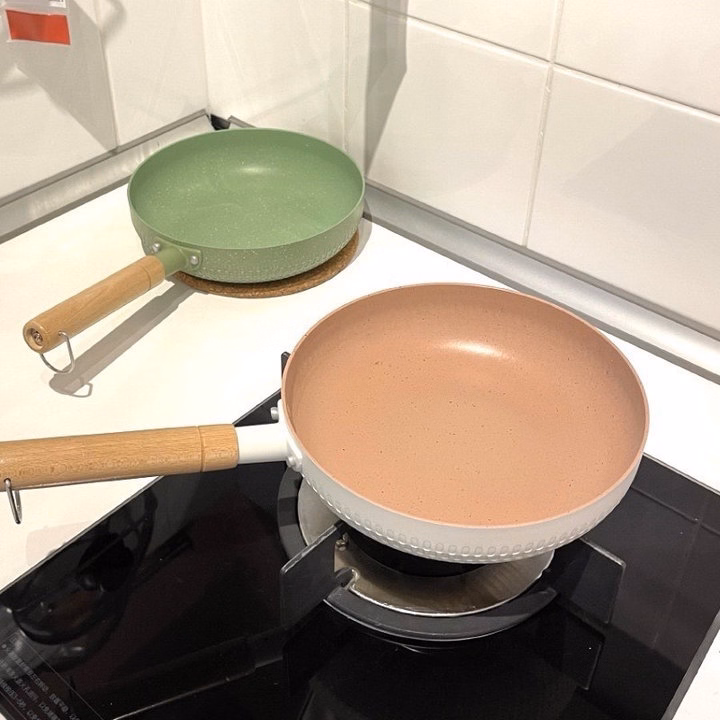 Chảo Nhật Màu Đáy Từ Size 24Cm - Gdn - Ảnh 2