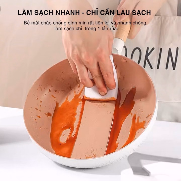 Chảo Nhật Màu Đáy Từ Size 24Cm - Gdn - Ảnh 7