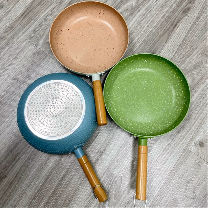 Chảo Nhật Màu Đáy Từ Size 24Cm - Gdn - Ảnh 11