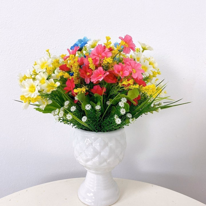 Chậu Hoa Dáng Ly Bát Tràng, Cắm Hoa Khô, Trồng Sen Đá Decor Nhà Cửa - Chipxinhxk - Ảnh 4