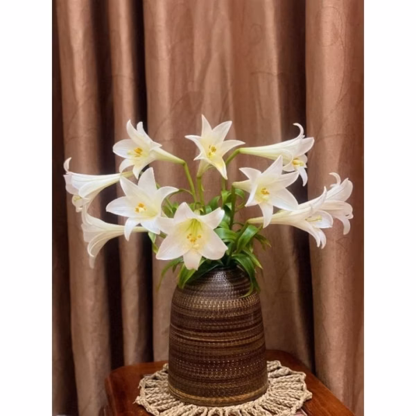 Bình Cắm Hoa Gốm Bát Tràng Dáng Chuông, Size Mini Cao 15Cm - Chipxinhxk - Ảnh 6