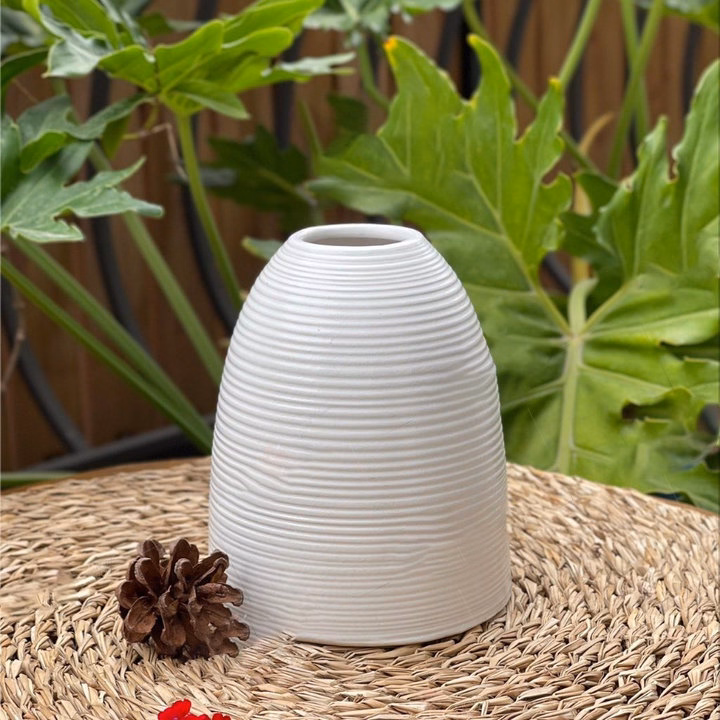 Bình Cắm Hoa Gốm Bát Tràng Dáng Chuông, Size Mini Cao 15Cm - Chipxinhxk - Ảnh 7