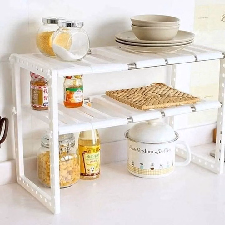 Kệ Gầm Bếp 2 Tầng Đa Năng Tiện Dụng Tiết Kiệm Không Gian Nhà Bếp, Kệ Để Nồi Niêu Xong Chảo - Ctb793 - Ảnh 2