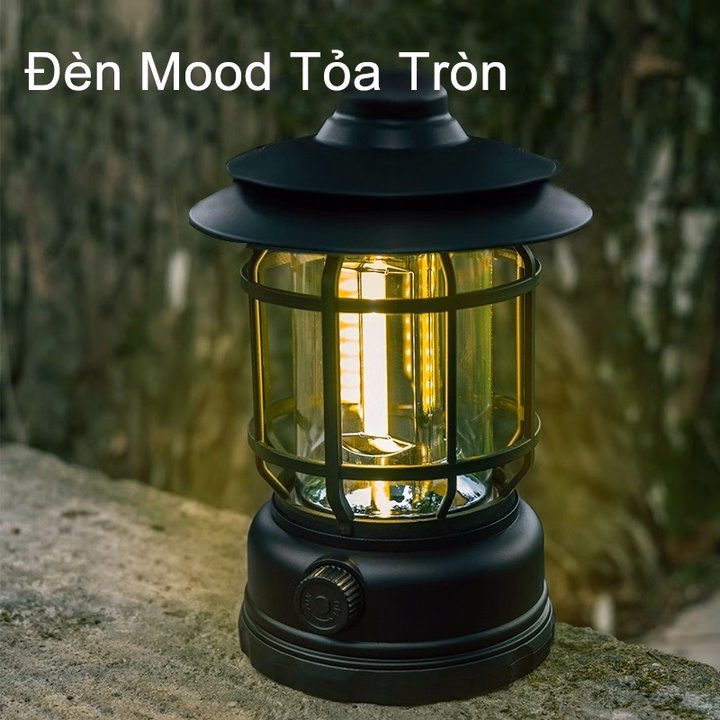 Đèn Bão Măng Xông, Đèn Led Tích Điện Dùng Để Đi Dã Ngoại, Cắm Trại Ngoài Trời Công Suất 5W - Ctb795 - Ảnh 4