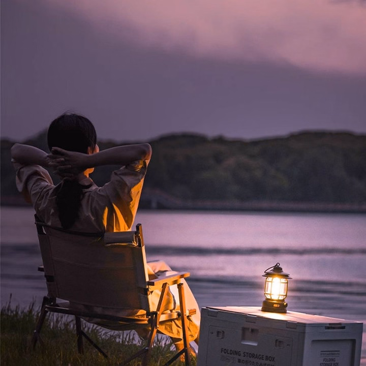 Đèn Bão Măng Xông, Đèn Led Tích Điện Dùng Để Đi Dã Ngoại, Cắm Trại Ngoài Trời Công Suất 5W - Ctb795 - Ảnh 8