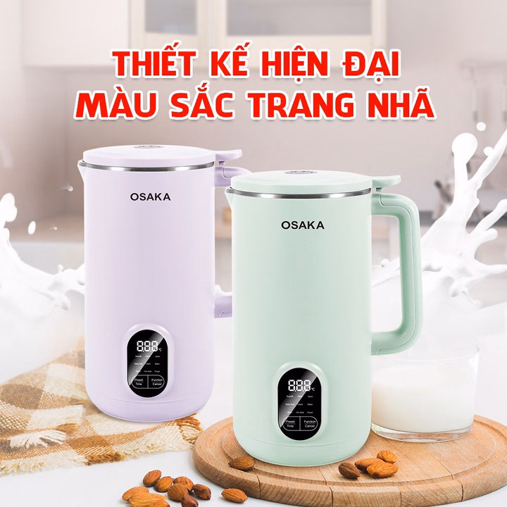 Máy Làm Sữa Hạt Osaka Sm-150 Đa Năng Cao Cấp - Điện Tử Cảm Ứng - Ảnh 5