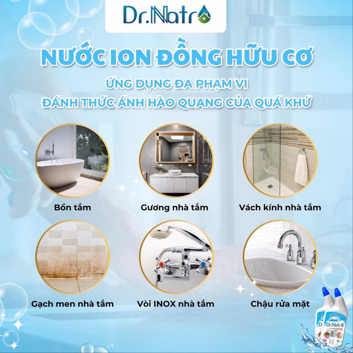 Tẩy Siêu Sạch Pro- Ion Đồng Hữu Cơ Dr.Natro - Ảnh 3