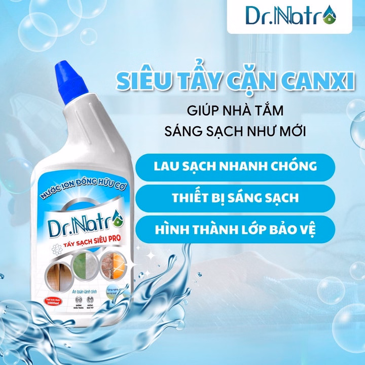 Tẩy Siêu Sạch Pro- Ion Đồng Hữu Cơ Dr.Natro - Ảnh 2